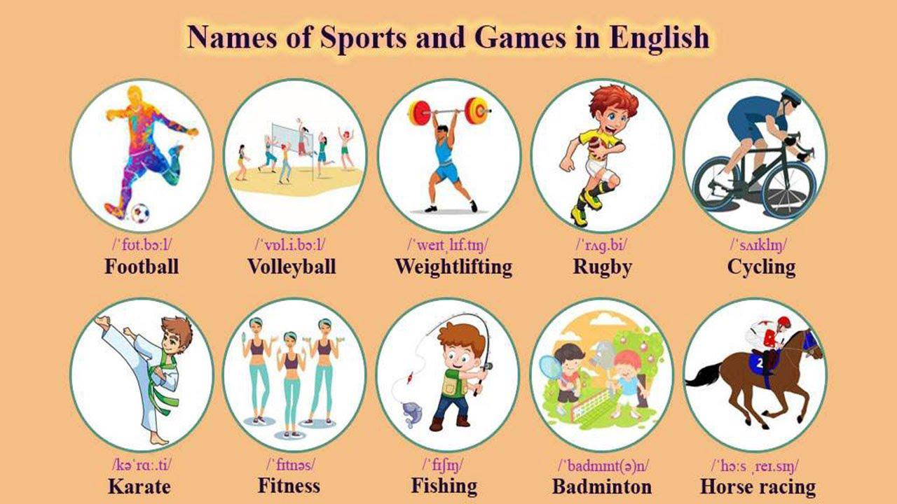'Video thumbnail for 35 Names of The Games | Names of Sports in English | Sport Name Vocabulary'