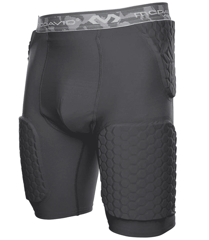 Beste American Football girdle voor defensive backs- McDavid Compression Padded Shorts with HEX Pads detail
