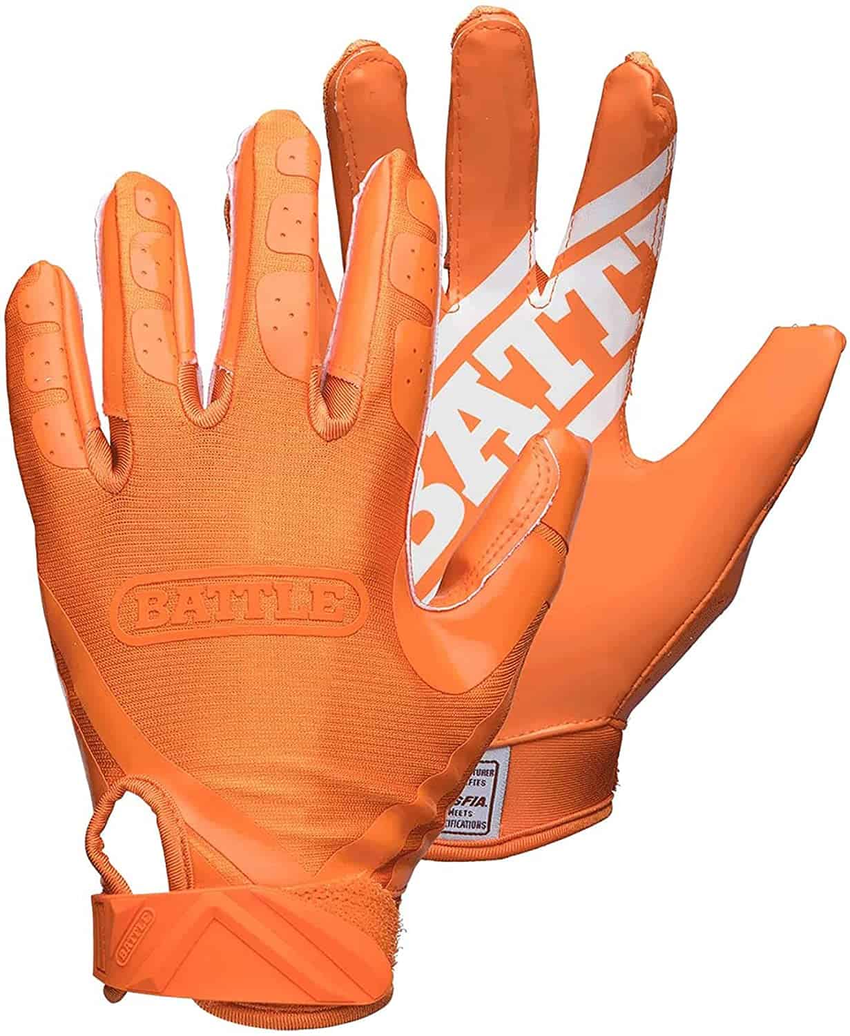 Beste American Football handschoenen voor receivers- Battle Ultra Threat Ultra-Tack Sticky Palm