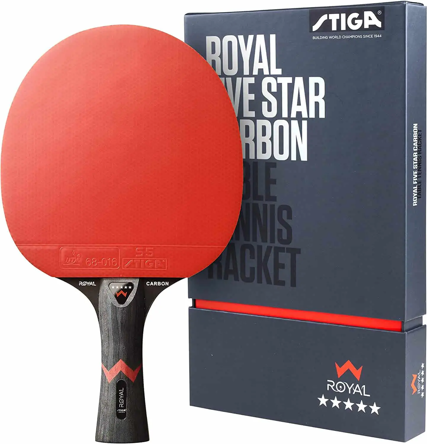 STIGA Titan Performance-Niveau de tennis de table raquette faite avec approuvé en caoutchouc pour 