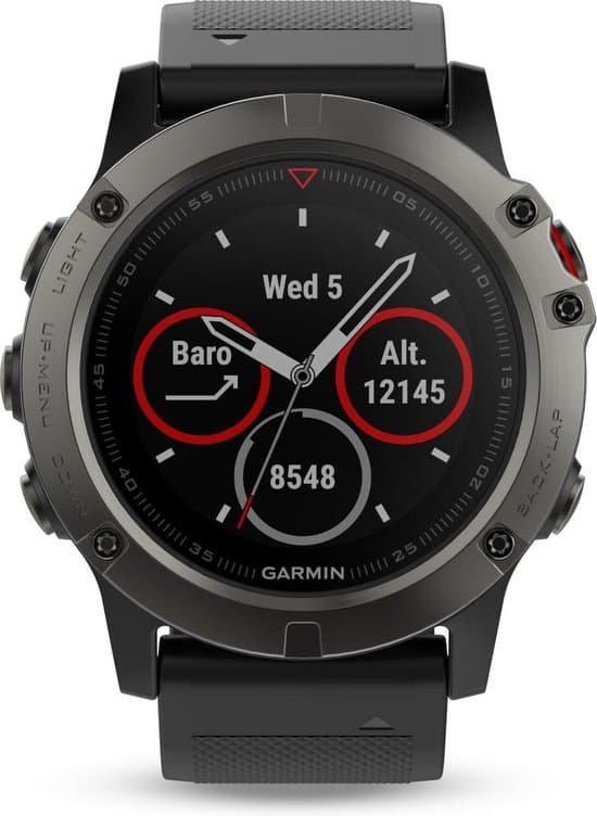 Beste smartwatch met hartslag functie: Garmin Fenix ​​5X 