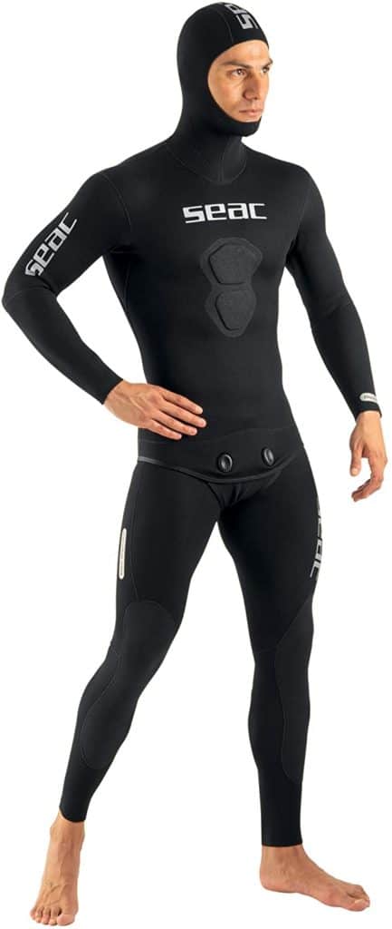 ชุดดำน้ำที่ดีที่สุด: Seac Black Shark Wetsuit