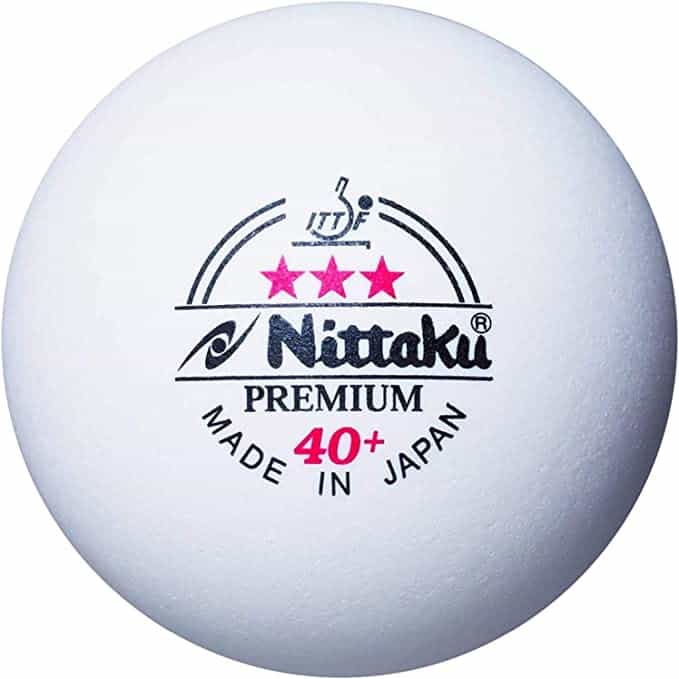 Nittaku Premium 3 Star Table Tennis Balls - White